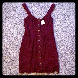 Free People Button Up Dress